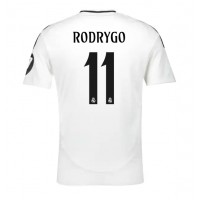 Camiseta Real Madrid Rodrygo Goes #11 Primera Equipación Replica 2024-25 mangas cortas